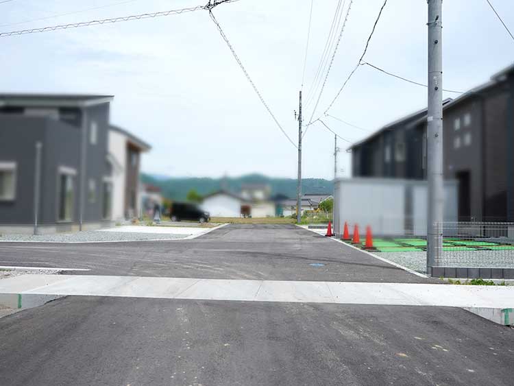 五加上原分譲地入口