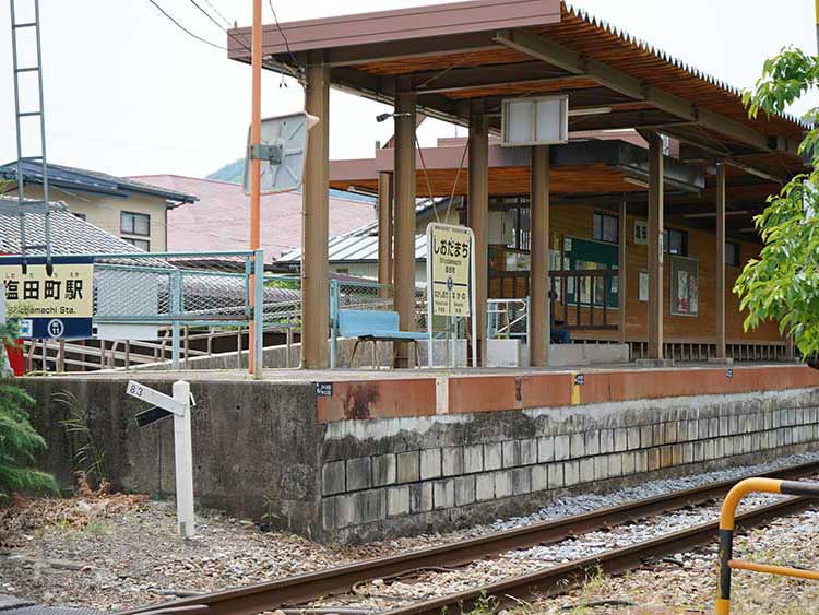上田電鉄別所線　塩田町駅