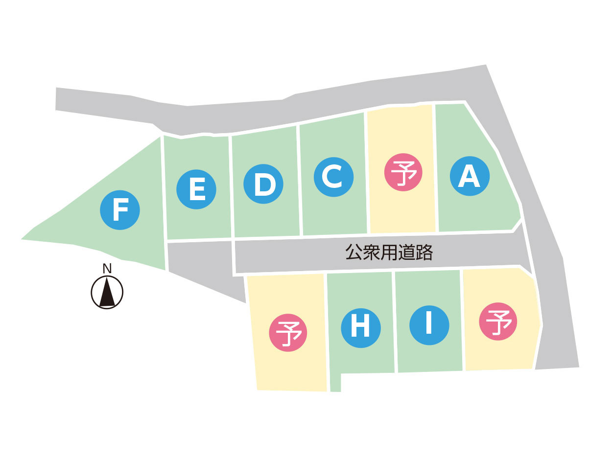 東御市和分譲地 区画図