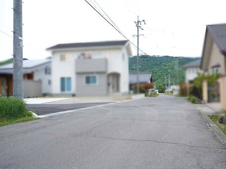 恋瑞II 接続市道の様子